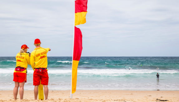 Swim Between the Flags and observe all signs